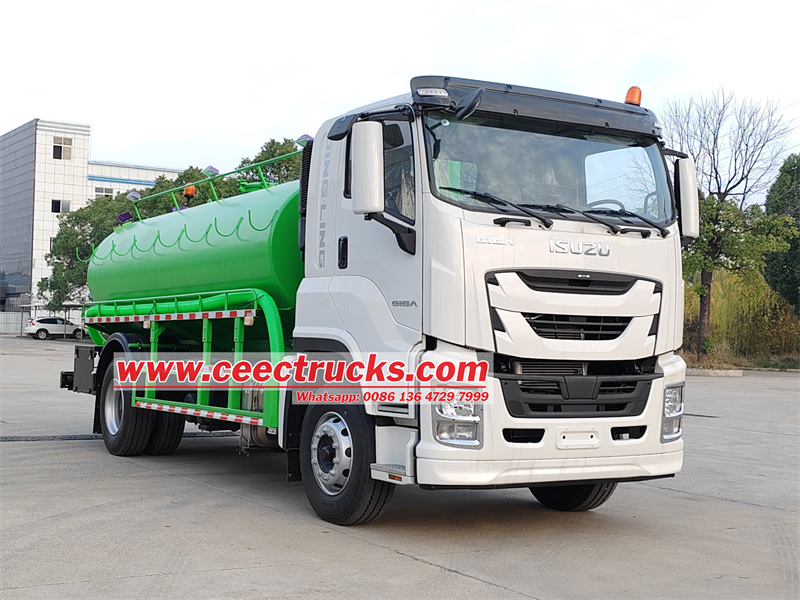 Isuzu FVR 6HK1 engine septic pump tanker