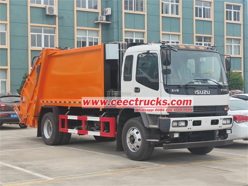 ISUZU FVR garbage compactor truck