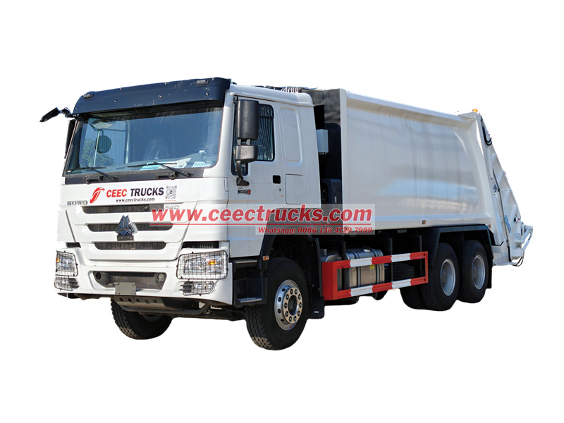 HOWO heavy-duty garbage rear loader HOWO heavy-duty garbage rear loader