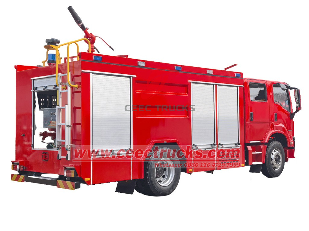 Isuzu 5500Liters foam fire tanker truck