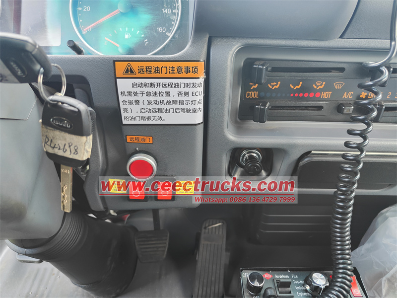 Isuzu mini ELF fire engine offroad model control box