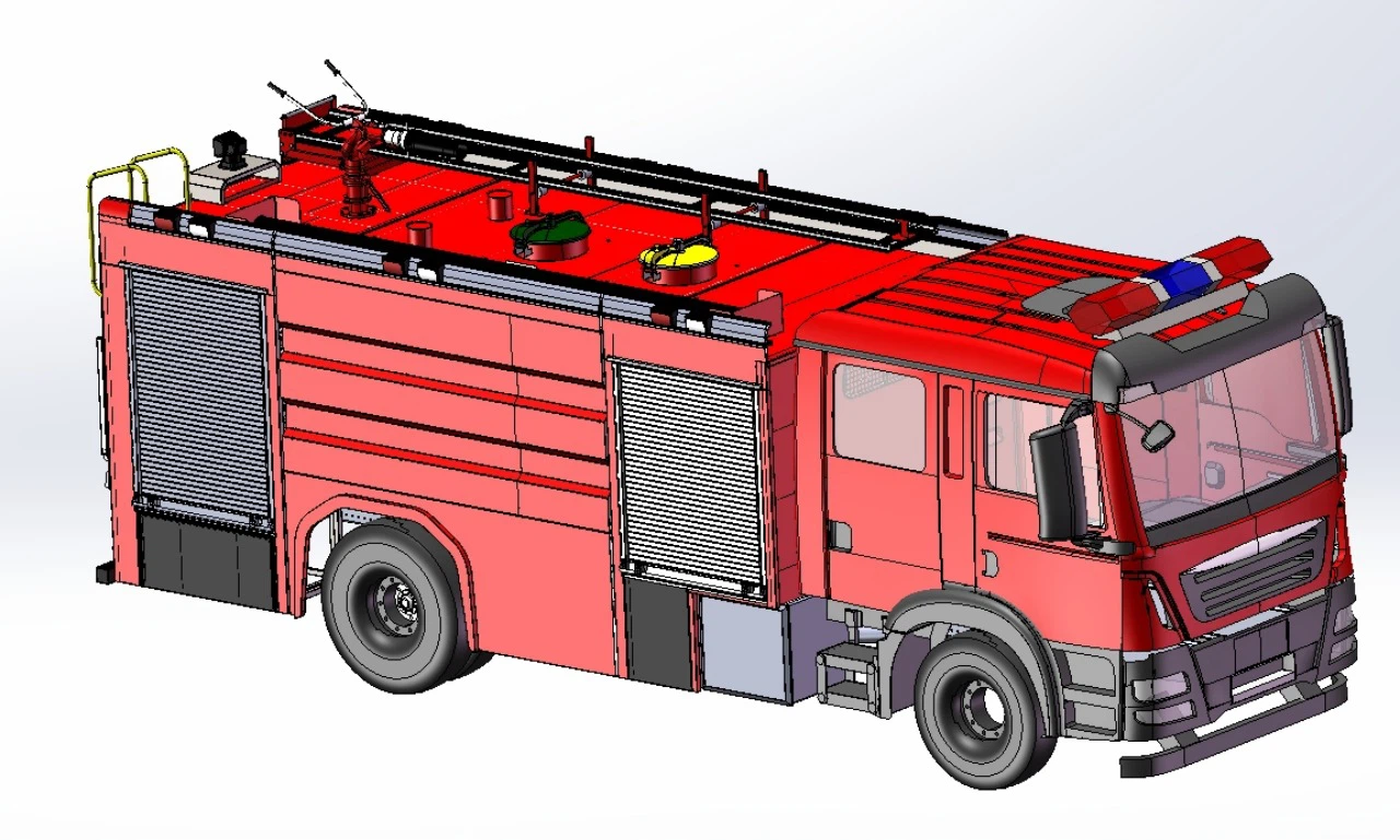 HOWO pumper fire truck drawing HOWO pumper fire truck drawing