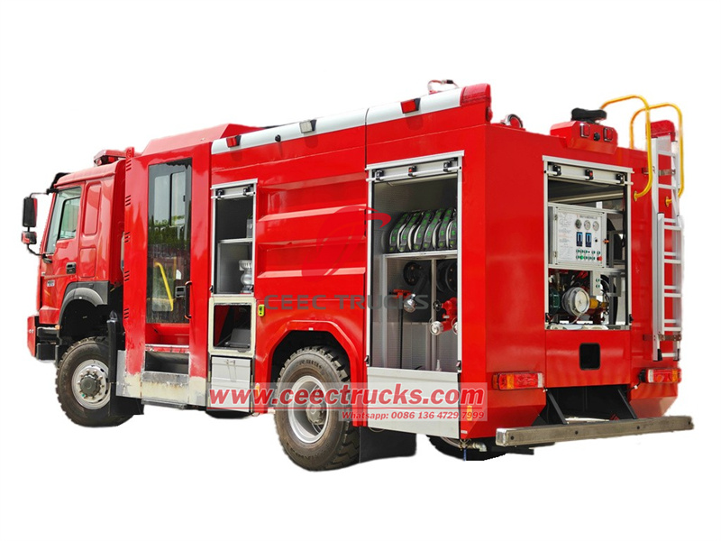 HOWO offroad foam fire truck HOWO offroad foam fire truck