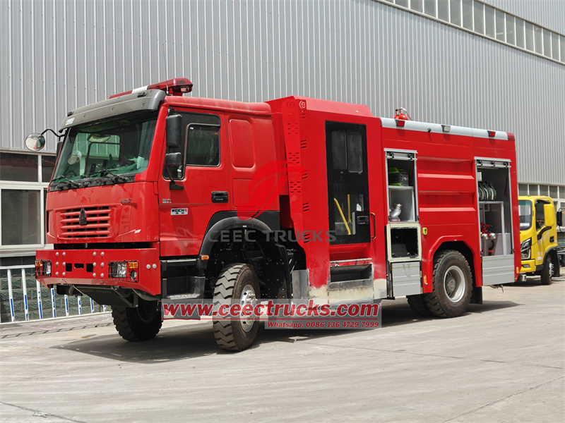 Sinotruk HOWO all wheel drive fire engine Sinotruk HOWO all wheel drive fire engine