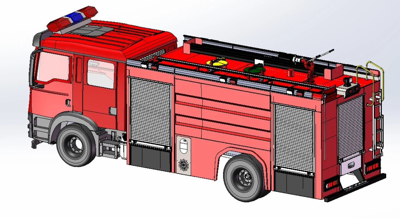 HOWO pumper fire truck drawing HOWO pumper fire truck drawing