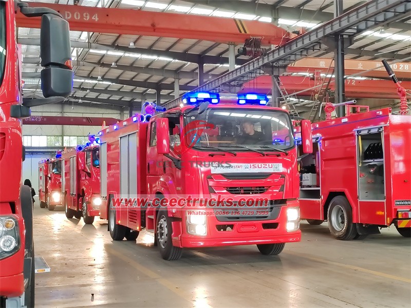 Isuzu fire fighting truck left CEEC TRUCKS factory Isuzu fire fighting truck left CEEC TRUCKS factory