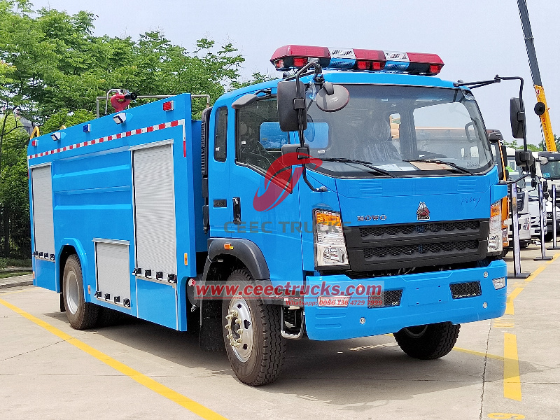 HOWO pumper fire department truck HOWO pumper fire department truck