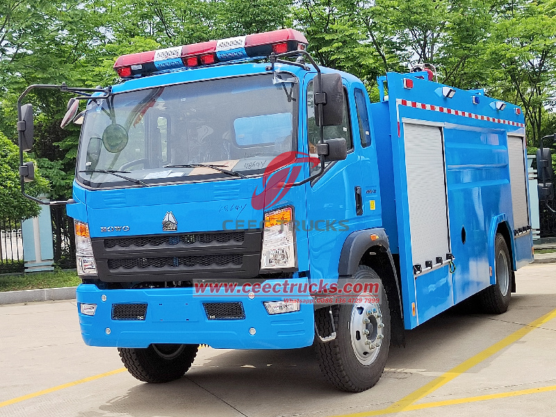 HOWO pumper tanker fire truck HOWO pumper tanker fire truck