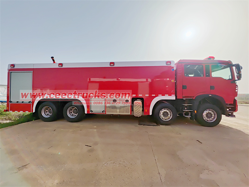 HOWO TX460 8x4 water fire engine HOWO TX460 8x4 water fire engine