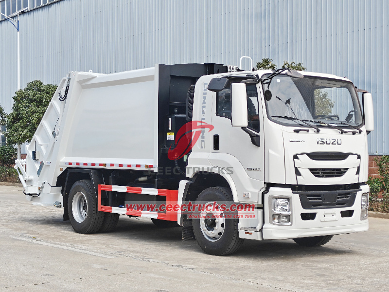 ISUZU 5cbm refuse compactor truck