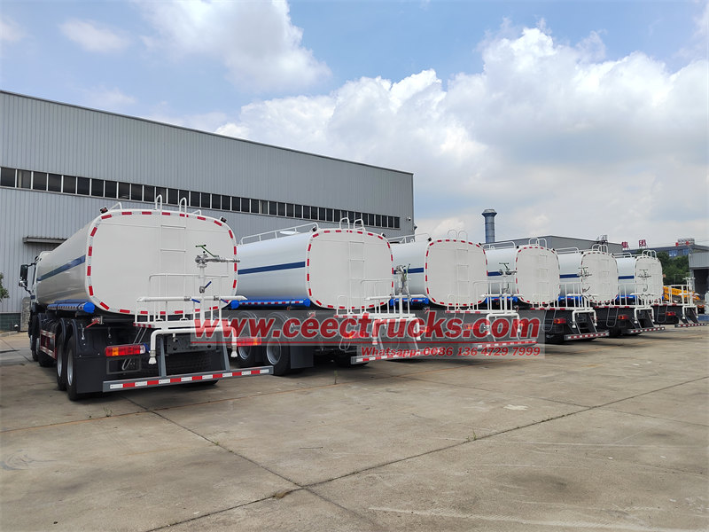 Howo water bowser trucks 