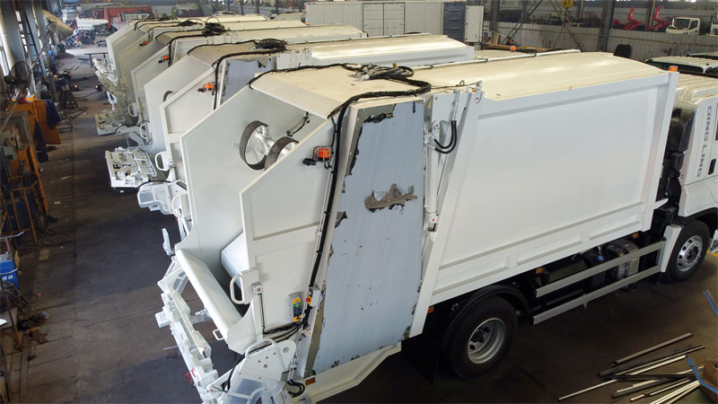 Howo rear loader garbage truck