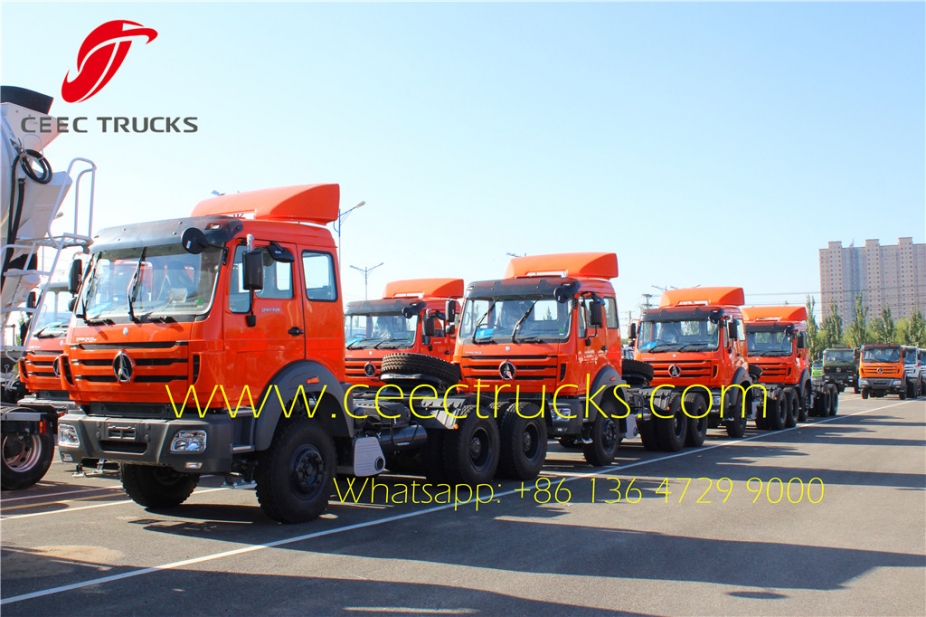 China NO.1 beiben 2638 tractor head supplier