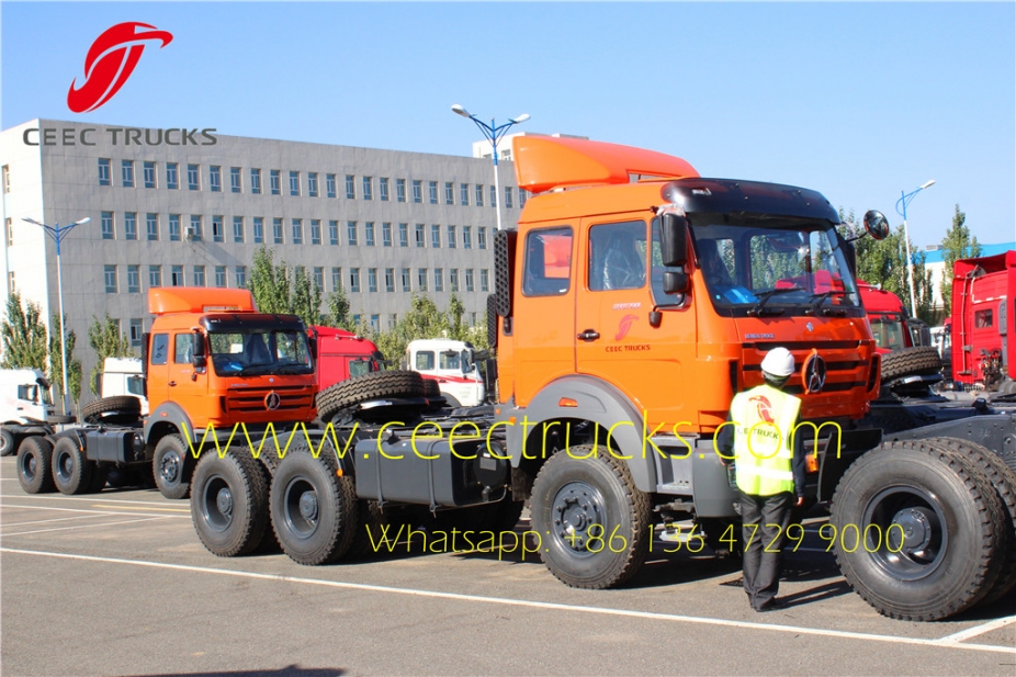 China NO.1 beiben 2638 tractor head supplier