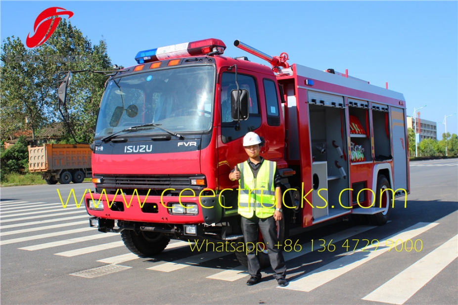 best isuzu fire trucks for Myanmar