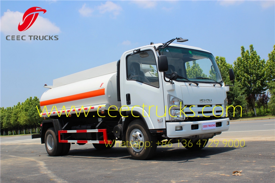 China TOP isuzu 5000 liters fuel tanker truck