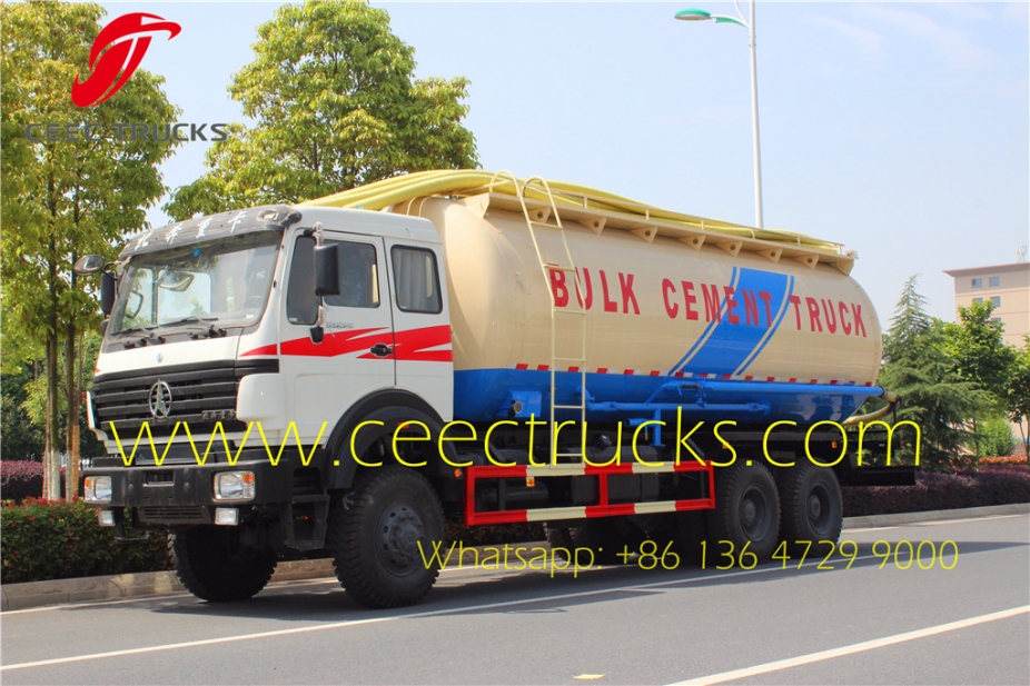 beiben military 10 wheeler bulk cement truck sale