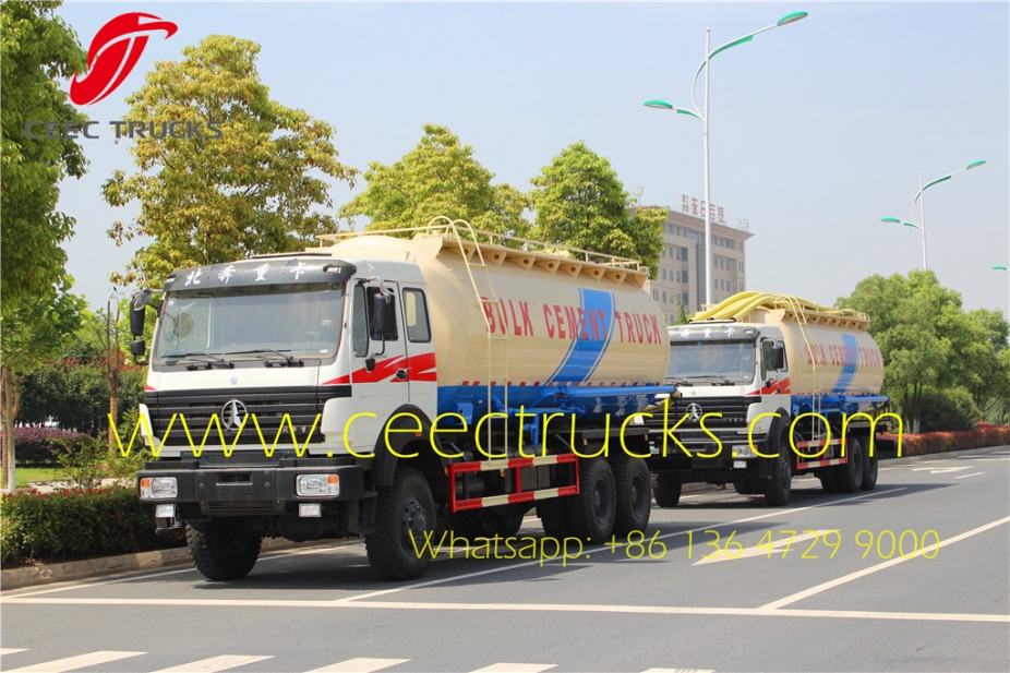 beiben military 10 wheeler bulk cement truck sale