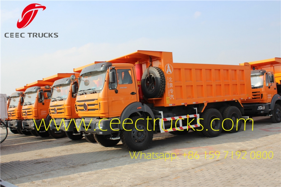 beiben 2538 tipper drawing north benz 6*4 dumper trucks