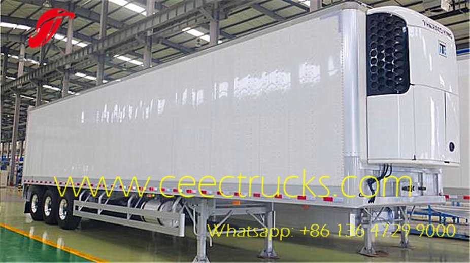 TOP quality 3 axle Refrigerated Semitrailer export Africa