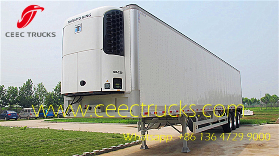 TOP quality 3 axle Refrigerated Semitrailer export Africa