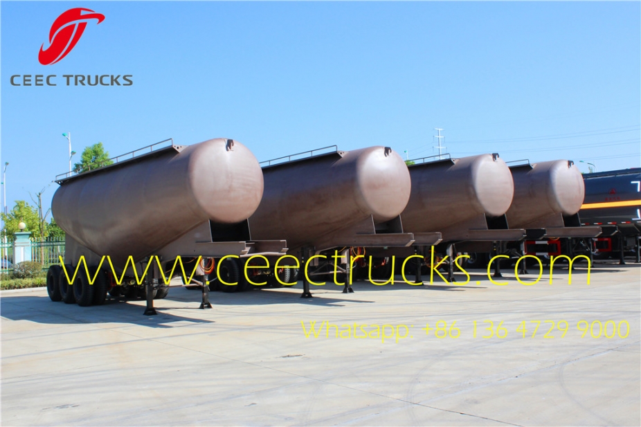 3axle bulk cement transport semi trailer