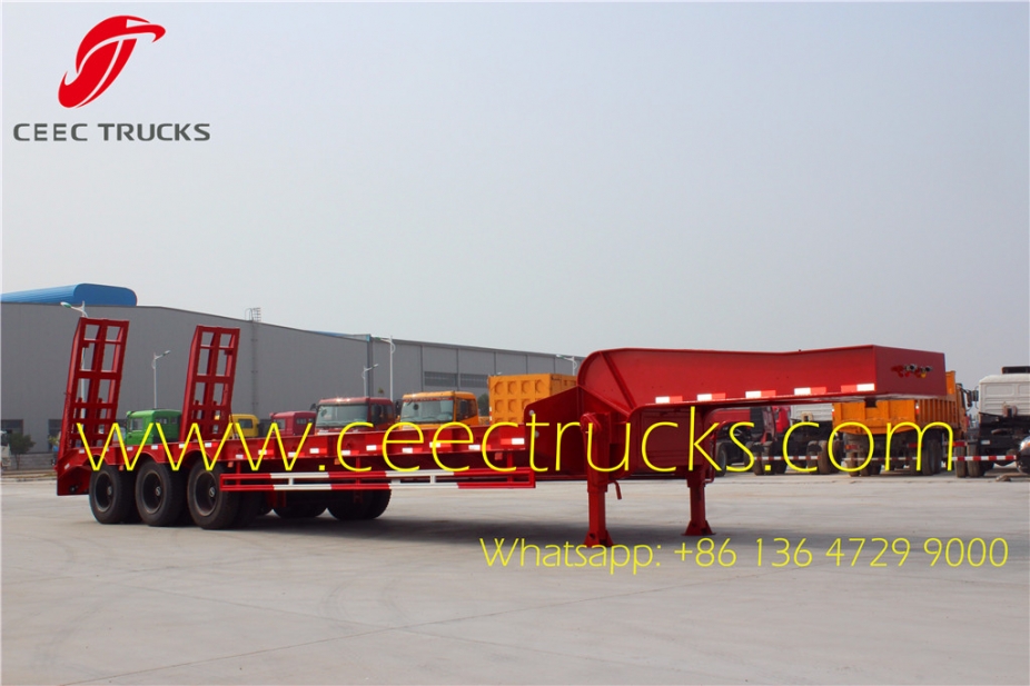 3 Axles Heavy Lowbed trailer