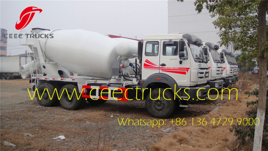 BeiBen NG80B 10m3 concrete mixer truck