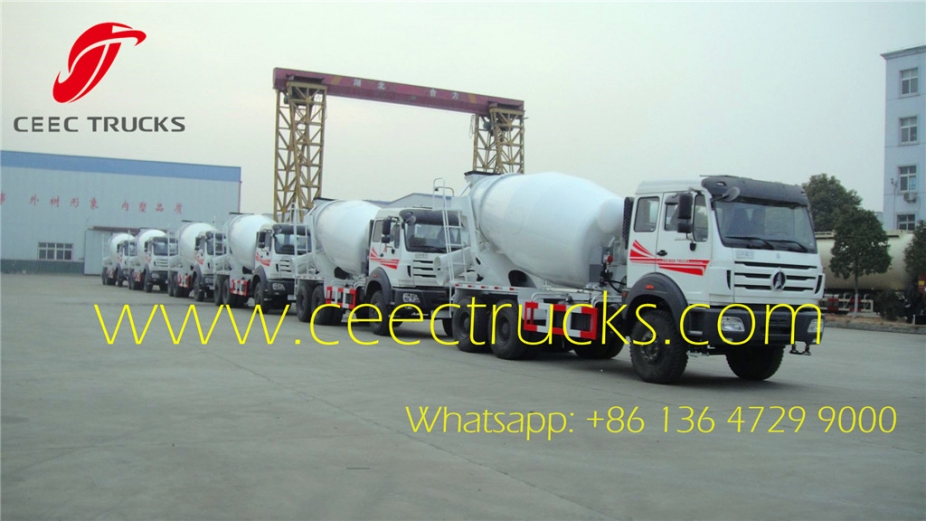 BeiBen NG80B 10m3 concrete mixer truck