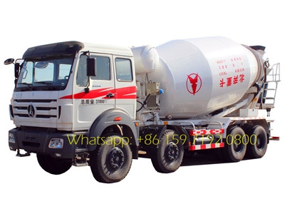 North benz 14 CBM 340HP concrete mixer truck