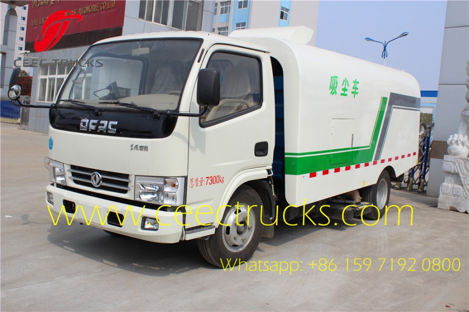 dongfeng 5CBM vacuum road sweeper tanker trucks manufacturer