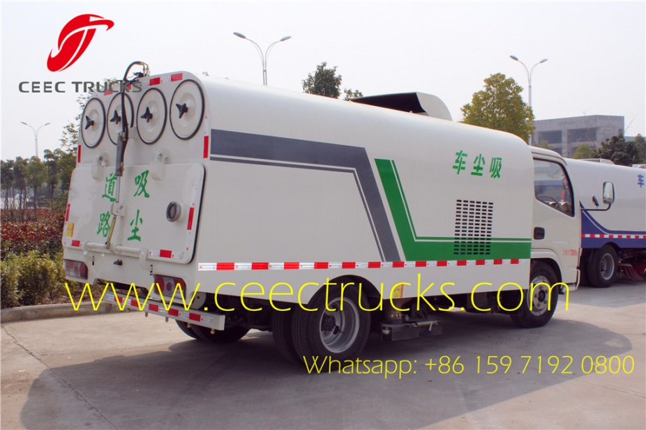 dongfeng 5CBM vacuum road sweeper tanker trucks manufacturer