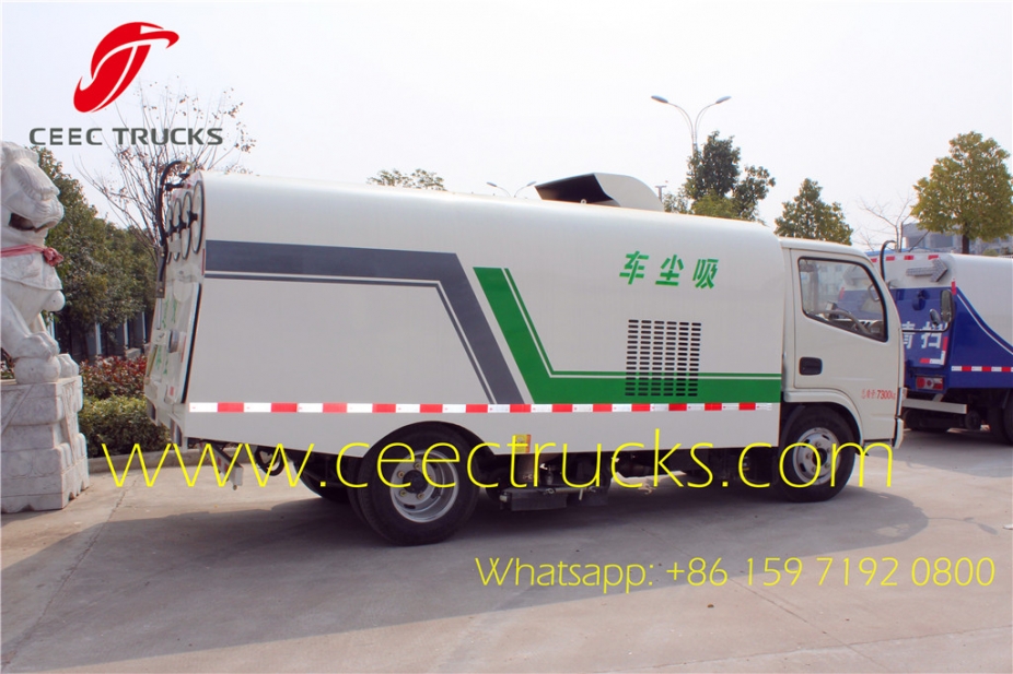 dongfeng 5CBM vacuum road sweeper tanker trucks manufacturer