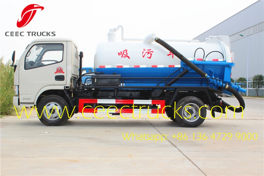 dongfeng sewer cleaning truck 3CBM cesspit emptier manufacture sale