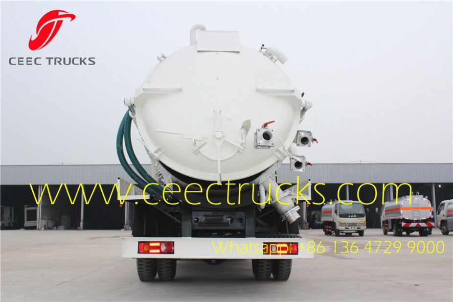 Dongfeng / ISUZU vacuum sewage suction truck 12cbm withe colour for UN