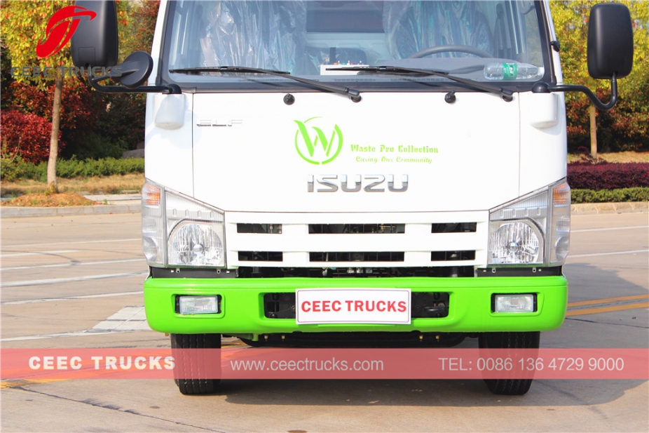 ISUZU 5cbm refuse compressed truck