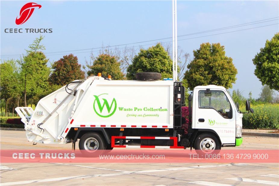 ISUZU 5cbm refuse compressed truck