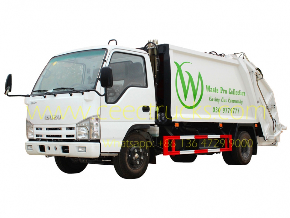 ISUZU 5cbm garbage compactor truck - CEEC Trucks