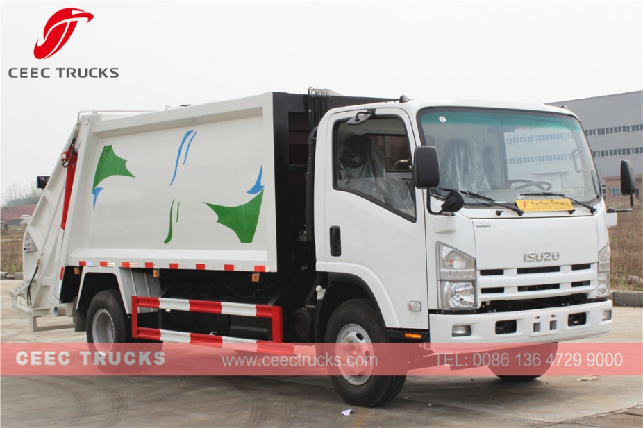 8000L garbage compactor truck ISUZU brand