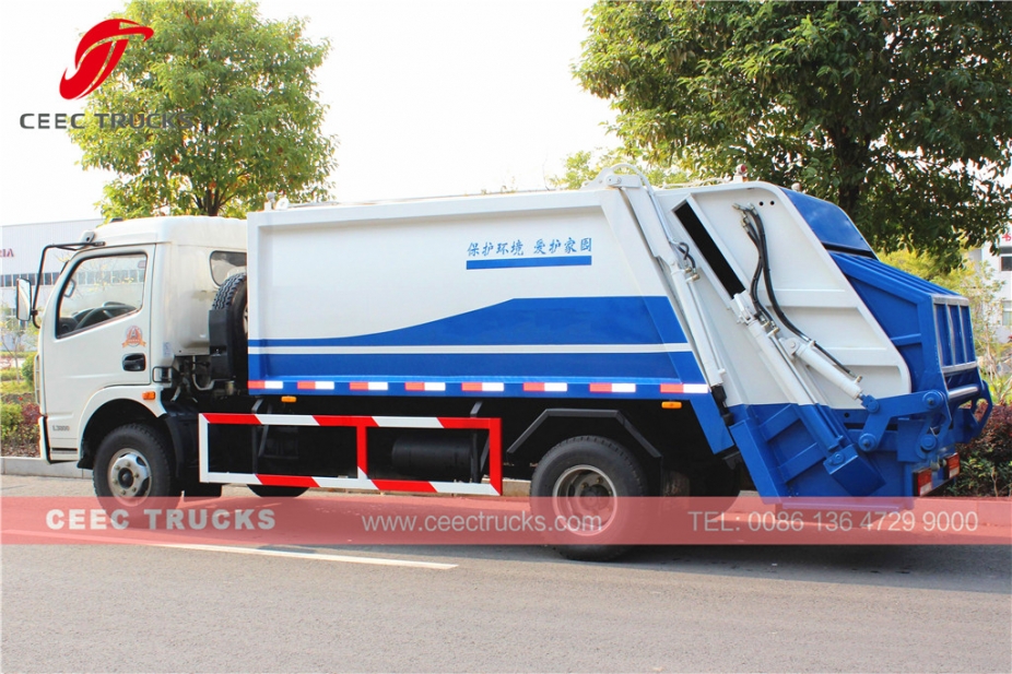 Dongfeng 7CBM garbage compactor truck HOT sale