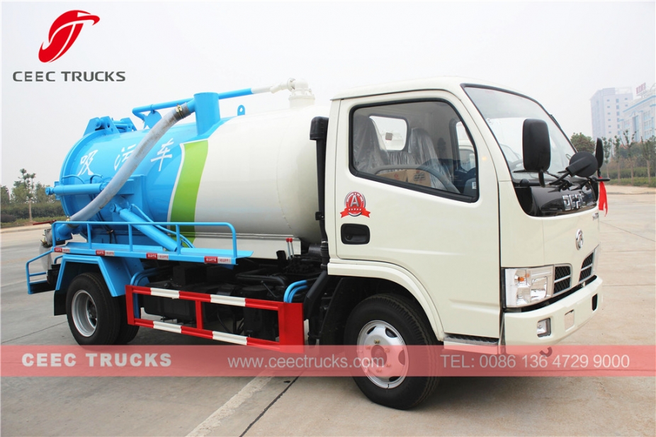 Dongfeng 4,000L Cesspit emptier for sale