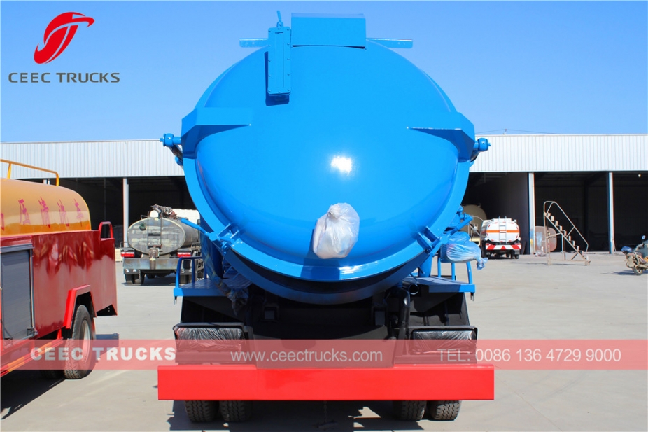 Dongfeng 6,000L sewage suction tanker vehicle