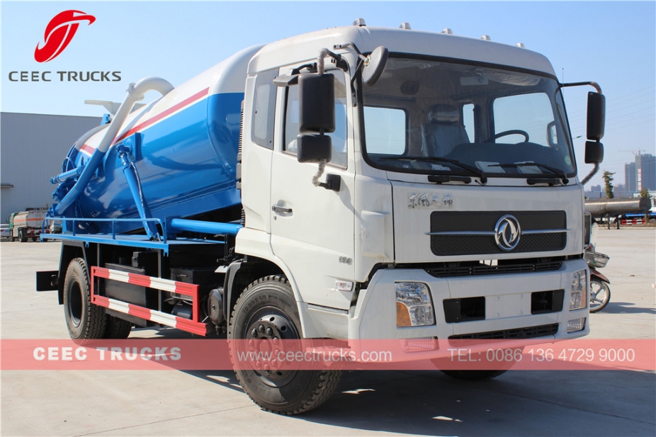 Xe tải hút chân không Dongfeng 10.000L