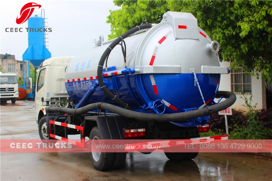 Dongfeng 8,000L Cesspool suction truck