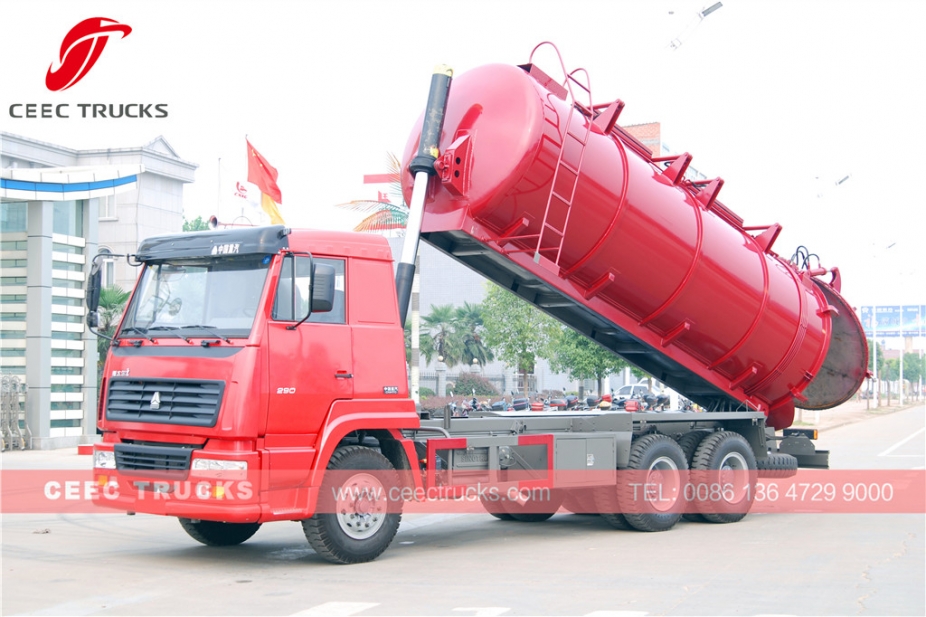 Cần bán xe tải đổ rác HOWO 18CBM