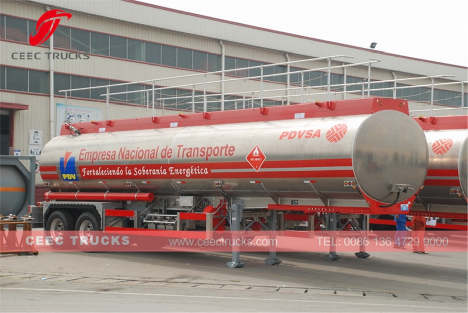 2018 designed 40cbm Fuel Tanker Trailer for sale