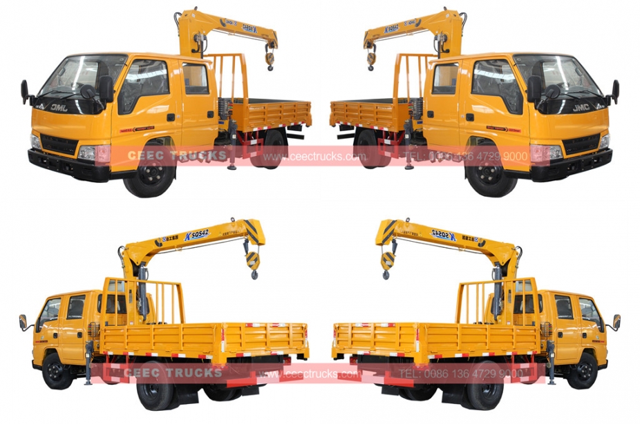 CEEC export 2T boom crane trucks