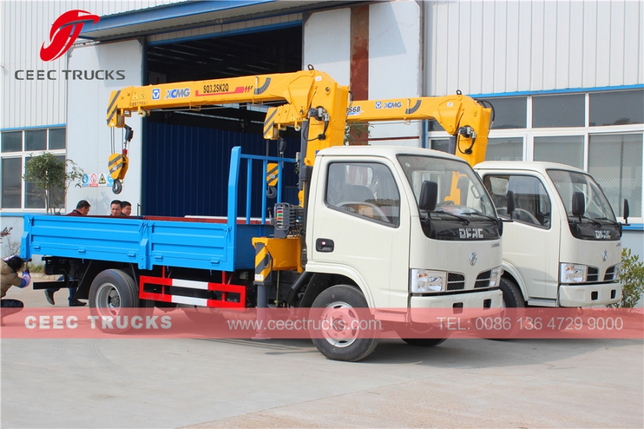 DONGFENG 3.2T truck mounted boom crane