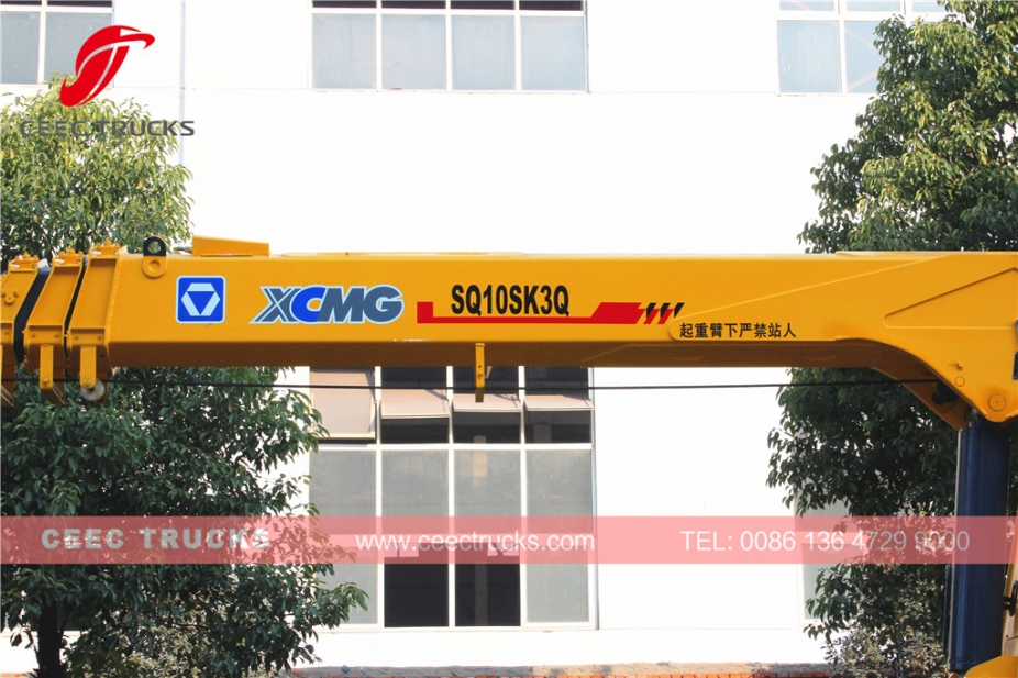 10T mobile boom crane trucks Dongfeng brand