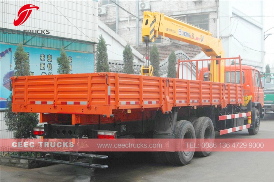 Telescopic 14T mounted boom crane trucks